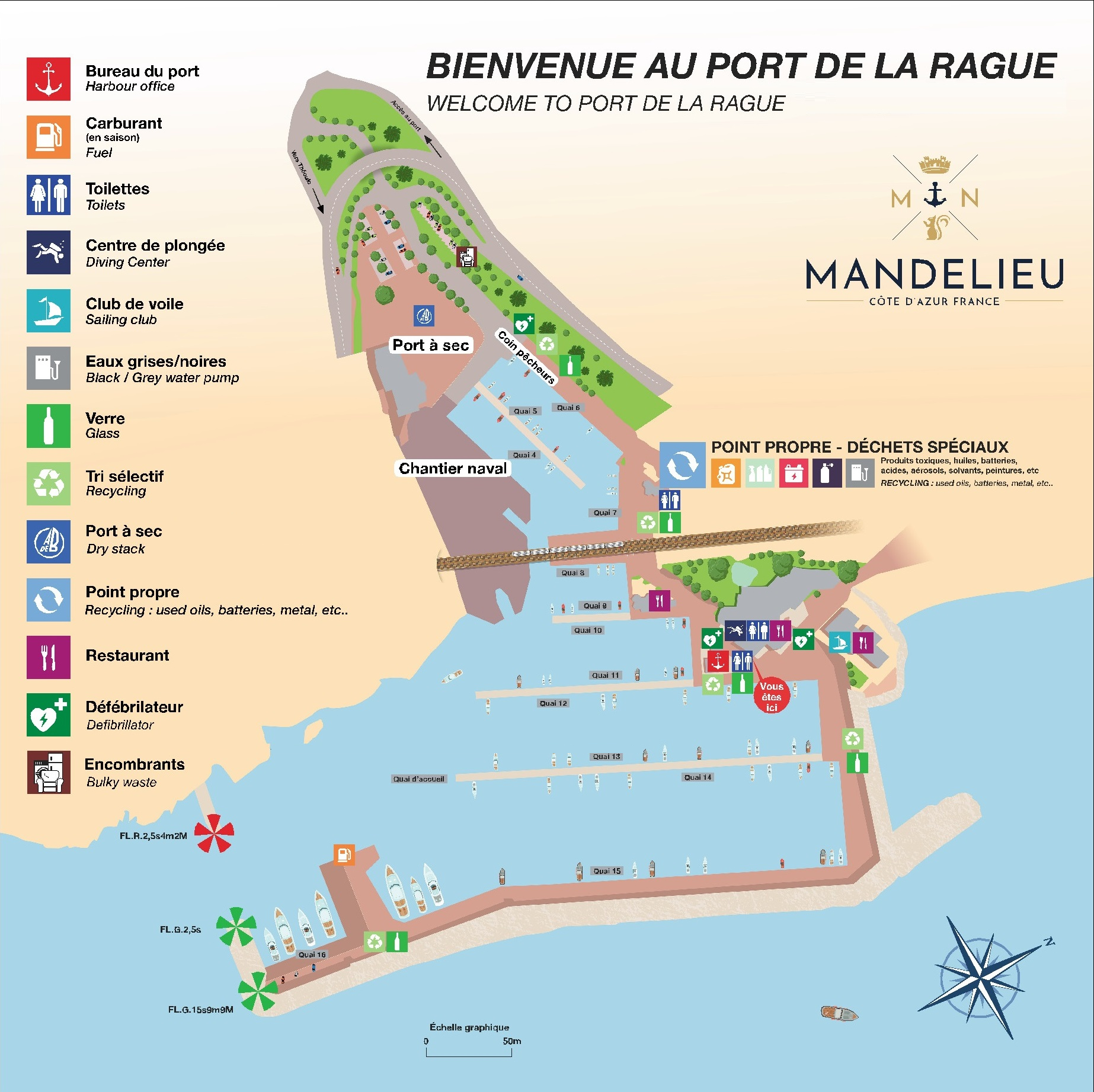 Plan Port de la Rague