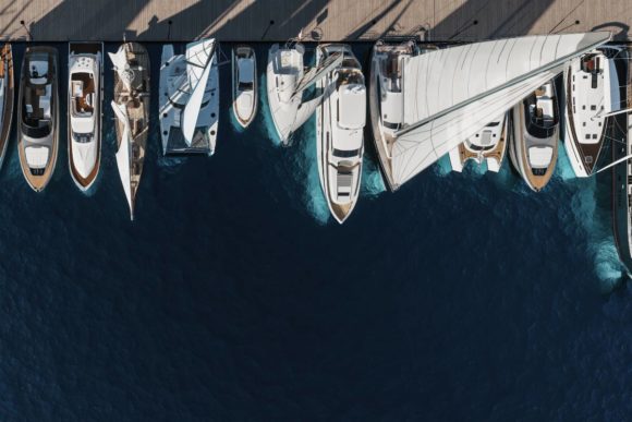 vue aérienne du boat club